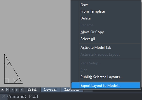 Layout Export  